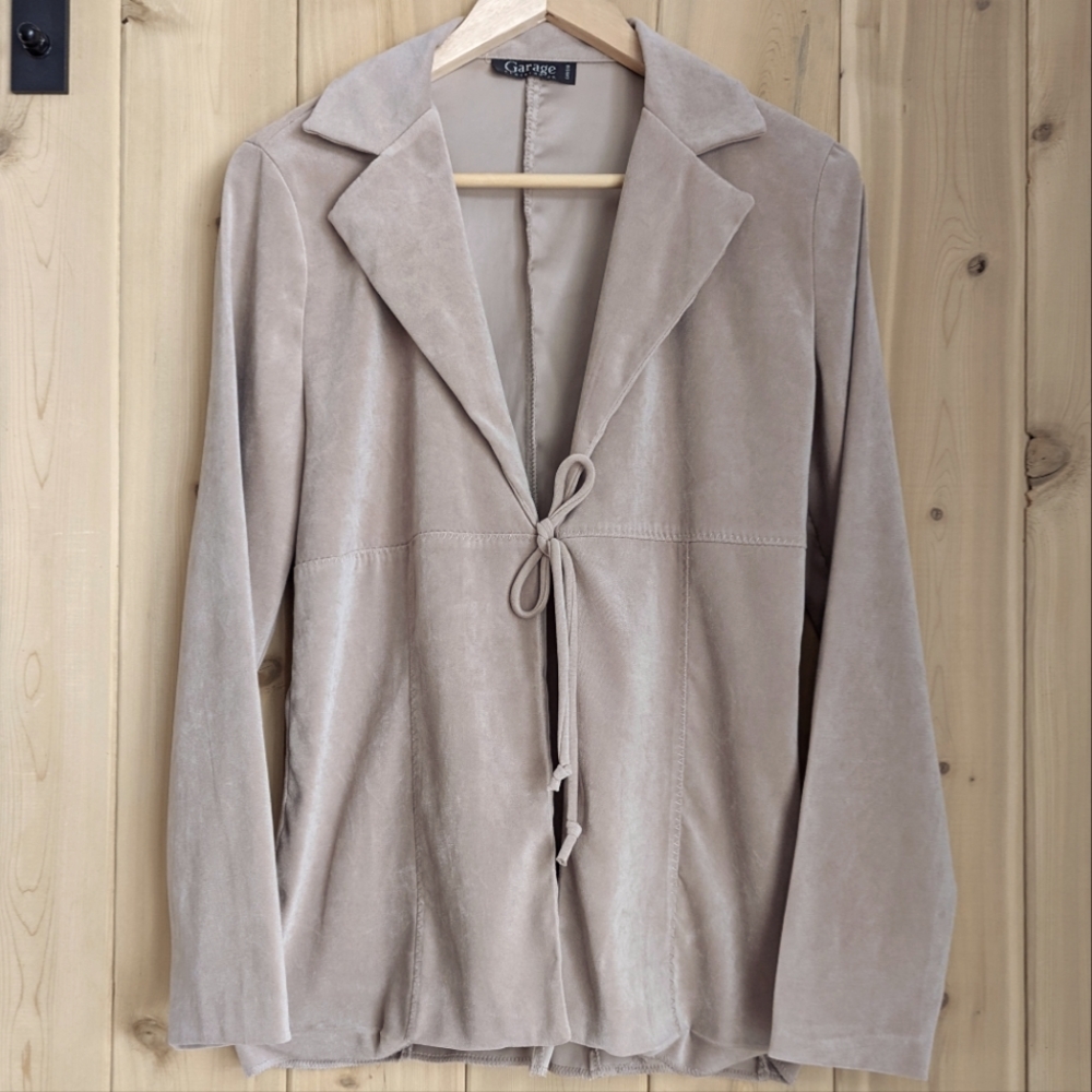 Y2K Garage Clothing Co. Faux Suede Blazer